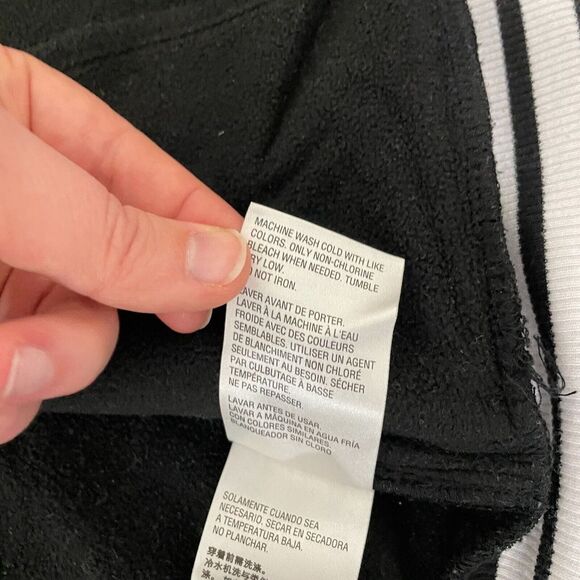 Ideology Jacket Kids Boys Large Black Red Full Zip Hooded Pockets Without Limits - Picture 12 of 15